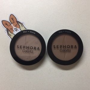 BUNDLE ME Lot of two Sephora Matte Eyeshadows